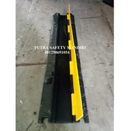 CABLE PROTECTOR RUBBER 1 CHANNEL PELINDUNG KABEL LISTRIK LANTAI MURAH