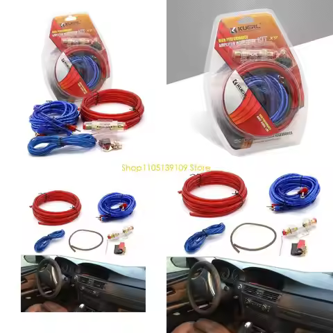 P5ED 60 AMP AMP Car Wiring Holder 10GA Power Cable Subwoofer Speaker Car Power Wire Amplifier Instal