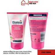 Kem dưỡng da sau cạo wax lông Balea dưỡng ẩm và làm dịu da chai 125ml - Hàng Đức