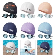 [Baoblaze] Swim Goggles & Swim Cap Set Eyewear Comfortable Lightweight Swimming Goggles