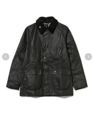(BEAMS) BARBOUR BEDALE SL 黑色經典油布夾克