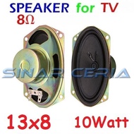 Speaker TV 8 Ohm 10W Oval Audio Magnetic 8R 10Watt 813