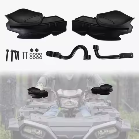 2879380 Pair of Hand Guard Black Strong 2876846 Replacement for Polaris Sportsman Scrambler 400 450 