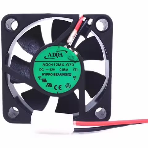 Original Fan for ADDA AD0412MX-G70 DC12V 0.08A Hydraulic Bearing Silent Cooling Fan 4010 40*40*10MM
