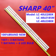 NEW LC-40LE280X / LC-40LE185M / LC-40LE380X SHARP 40 INCH LED TV BACKLIGHT ( LAMP TV ) 40LE280X 40LE185M LC-40LE280