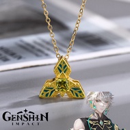 Anime Game Genshin Impact Alhaitham Customization Neckalce Cosplay Alloy Pendant Jewelry Party Acces