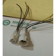 Dlc socket head lamp socket Headlight Connector socket water proof pin 3 universal