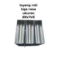 3-flavor bread pan 3-piece bamboo gancet pan, size 22x7x5, quality baking pan