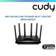 Cudy WR11000 - BE11000 2.5G Tri-Band Mesh WiFi Wi-Fi 7 Router | 3 Years Malaysia Warranty