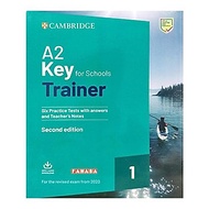 A2 Key for Schools Trainer 1 for the Revised 2020 Exam Six Practice test With Answers and Teacher's 