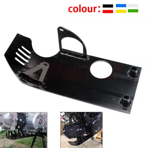6 colors Aluminum Skid Plate Engine cover Protector case For Dirt Pit Bike Lifan YX 50cc 70cc90cc 11