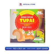 Buku Cerita Anak Bilingual Fabel Pembentuk Karakter Rumah Impian Tupai Squirel Dream House