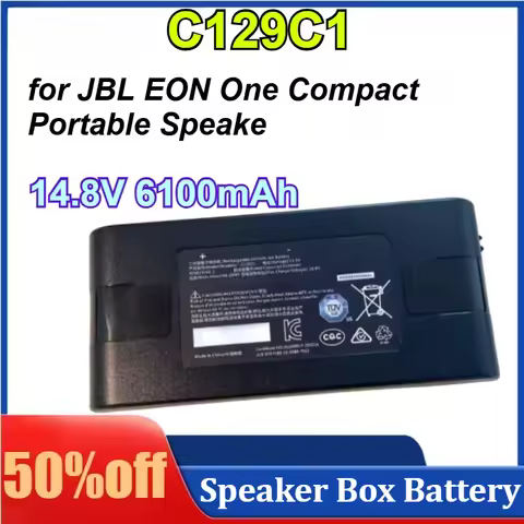 C129C1 14.8V 6100mAh Replacement Battery Pack for JBL EON One Compact Portable Speake Portable PA sp