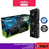 PALIT GEFORCE RTX5060TI INFINITY 3 16GB GDDR7 | 8GB GDDR7 / OC RTX 5060 INFINITY 3 8GB GDDR7