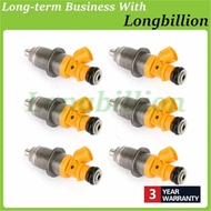6Pcs Fuel Injector E7T25080 E7T05080 MR560555 1465A013 1465A011 1465A012 MD361845 For Mitsubishi Paj