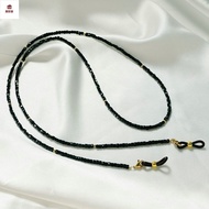 Glasses Chain Black Crystal Glasses Chain Mask Chain Children Glasses Lanyard Hanging Chain Hanging 