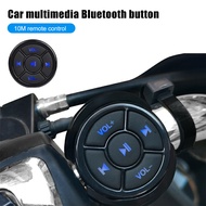 MALOOS Brt ปุ่มบลูทูธสื่อไร้สายรถยนต์จักรยานยนต์จักรยานพวงมาลัยรีโมทคอนโทรลเล่นเพลง MP3สำหรับ IOS Android แท็บเล็ตโทรได้