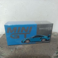 Mini GT/344 Porsche 911 GT2 RS Weissach Package Miami Blue - Free Protector
