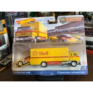 Hot Wheels Team Transport PORSCHE 962 SAKURA SPRINTER SHELL PREMIUM R 2022