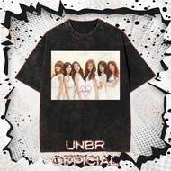 UNBR New American-style daily APINK printed washed pure cotton T-shirt