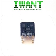 78m05 SMD 7805 78M05 TO-252 IC LINIER VOLTAGE REGULATOR 5V 5 VOLT TO-252