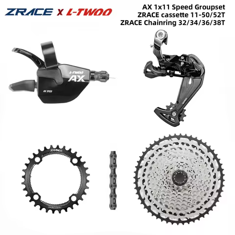 LTWOO AX11 11 Speed Trigger Shifter + Rear Derailleur 11s + ZRACE Cassette 52T / Chainrings + SUMC S