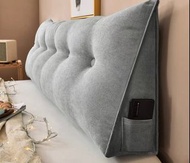 懶人沙發床上背墊全新床頭靠墊大靠背簡約床墊護腰咕𠱸 cushion bed pad 包送貨