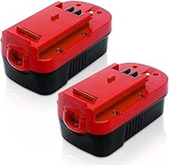 2-Pack HPB18 18 Volt 3.6Ah Replacement for Black and Decker 18 Volt Battery Compatible with HPB18-OP