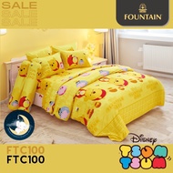 ️DISNEY TSUM ️" FTC100 Bedsheet Set Pooh Bear Duvet Complete Brand Fountain