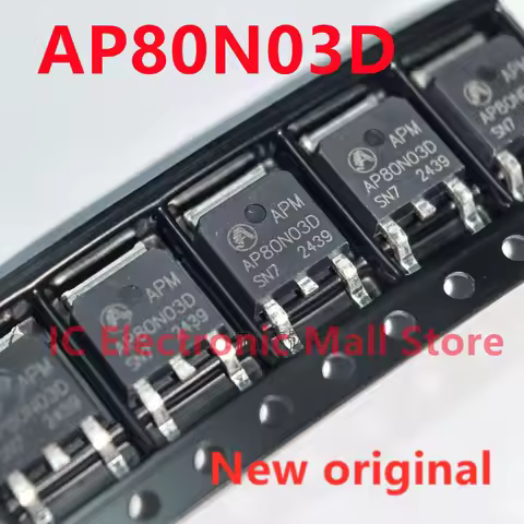 10PCS New Original AP80N03D 80N03D TO252 30V 80A N-channel MOSFET transistor