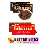 LOTTE GHANA MILK CHOCOLATE/MILD CHOCOLATE 34G