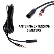 3 meters Car Stereo Radio FM/Am Antenna Extension Cable