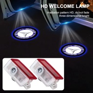 2Pcs Car Door Welcome Light HD LED Projector Welcome Light for Mercedes-Benz W213 W108 W126 W140 W16