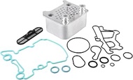 PAPAPARTS Engine Oil Cooler Kit Compatible with Ford F250 F350 F450 F550 E350 E450 Super Duty Excurs