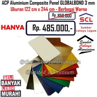 ACP Aluminium Composite Panel GLOBALBOND 3 mm Interior Palembang Pintu