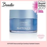 Phytomer Citylife Face And Eye Contour Sorbet Cream, 50Ml-2-in-1 cr for face and eyes protects skin 