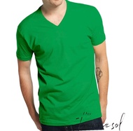 PLAIN V-NECK T-SHIRT BEST SALE UNISEX