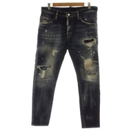 AG Jeans Pants Damaged denim Navy Direct from Japan Secondhand