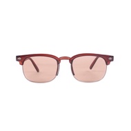 308 ABSLTUNSCRD - HALF ROUND SUNGLASSES 308 - BROWN