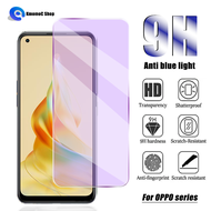 Anti Blue Ray Tempered Glass For OPPO Reno 8 8z 8t 7 7z 6 6z Pro Pro+ Plus 4G 5G Screen Protector