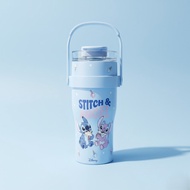 Tumbler Stitch 81922 900Ml biru | Stitch Tumbler 900ml Portable Straw Freebiru Botol Air
