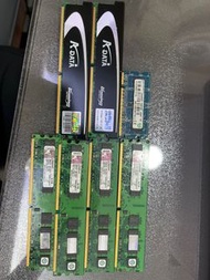 K-DATA DDR3 記憶體 + Kingston DDR3 記憶體
