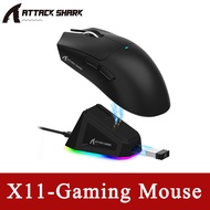 ATTACK SHARK X11 Wireless Gaming Mouse – PAW3311 Tri-Mode E-Sports Gift Tetikus Permainan Tanpa Waya