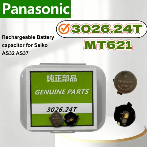 3026.24T MT621 3026 24T 3026-24T Seiko Watch Kinetic Energy Rechargeable Battery capacitor for Seiko