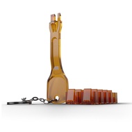 Lindy Orange RJ45 Ethernet Lan Port Blocker Pack Of 10pcs Blocker+1Key P/N: 40480