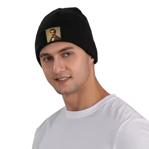Mr Bean Whistler Mother Winter Skullies Beanies Hat Warm Autumn Knitted Hats Bonnet Caps for Women M