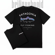 Patagonia Fly Fishing Cotton Combed 24s Premium Fulltag T-shirt T Shirt Lelaki