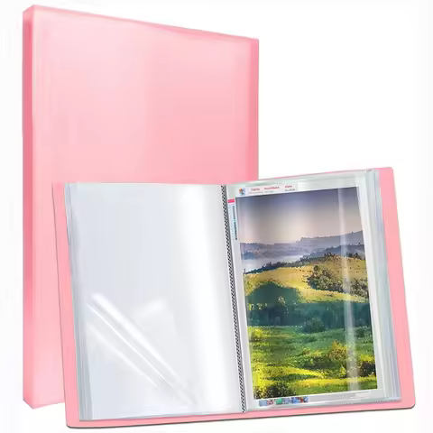 New Storage File Folder A3 30 Pages Diamond Painting Transparent Album Book Cover Large Photo Album 