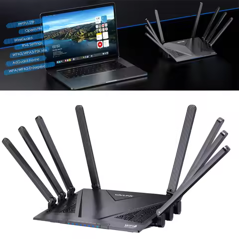 Internet Splitter Adapter WIFI6 Wireless Router dock station WiFi Repeater Ethernet network switch R