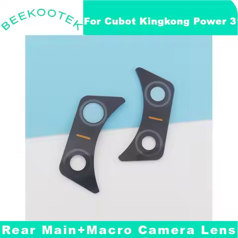 Original Cubot KingKong Power 3 Kingkong Power 5 Rear Main Camera Lens Macro Camera Lens Glass Cover